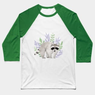 Woodland Walk Watercolor Baseball T-Shirt